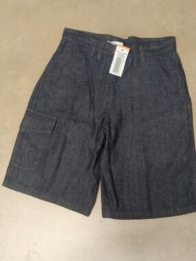 NWT Women's 100%Cotton Indigo Denim Bermuda Shorts Size 6/8